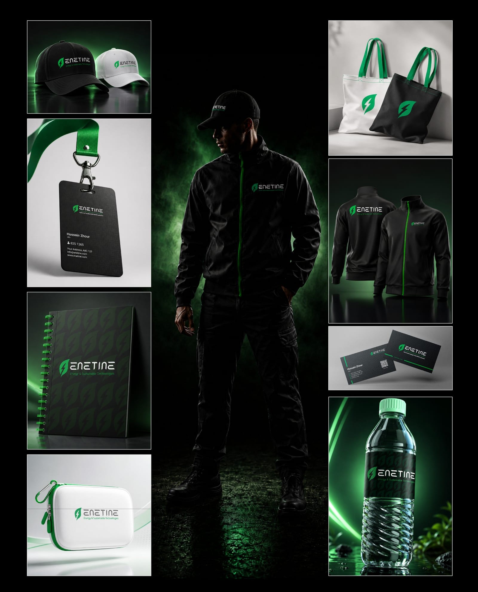 Enetine Brand Identity