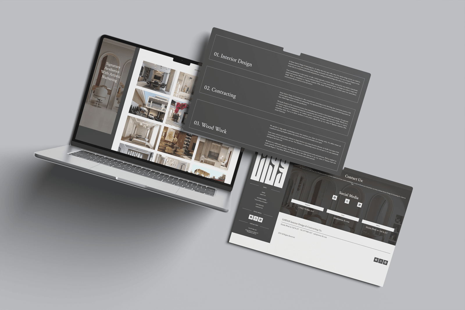 Sawan Interiors Website Design