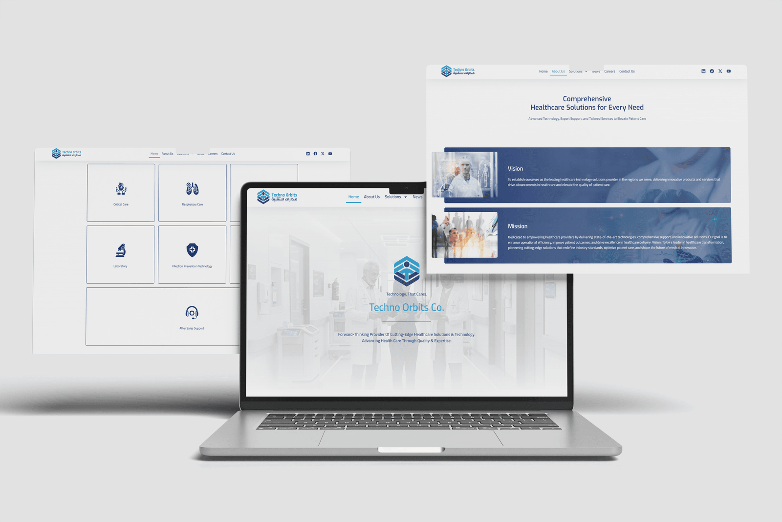 Techno Orbits Website Design