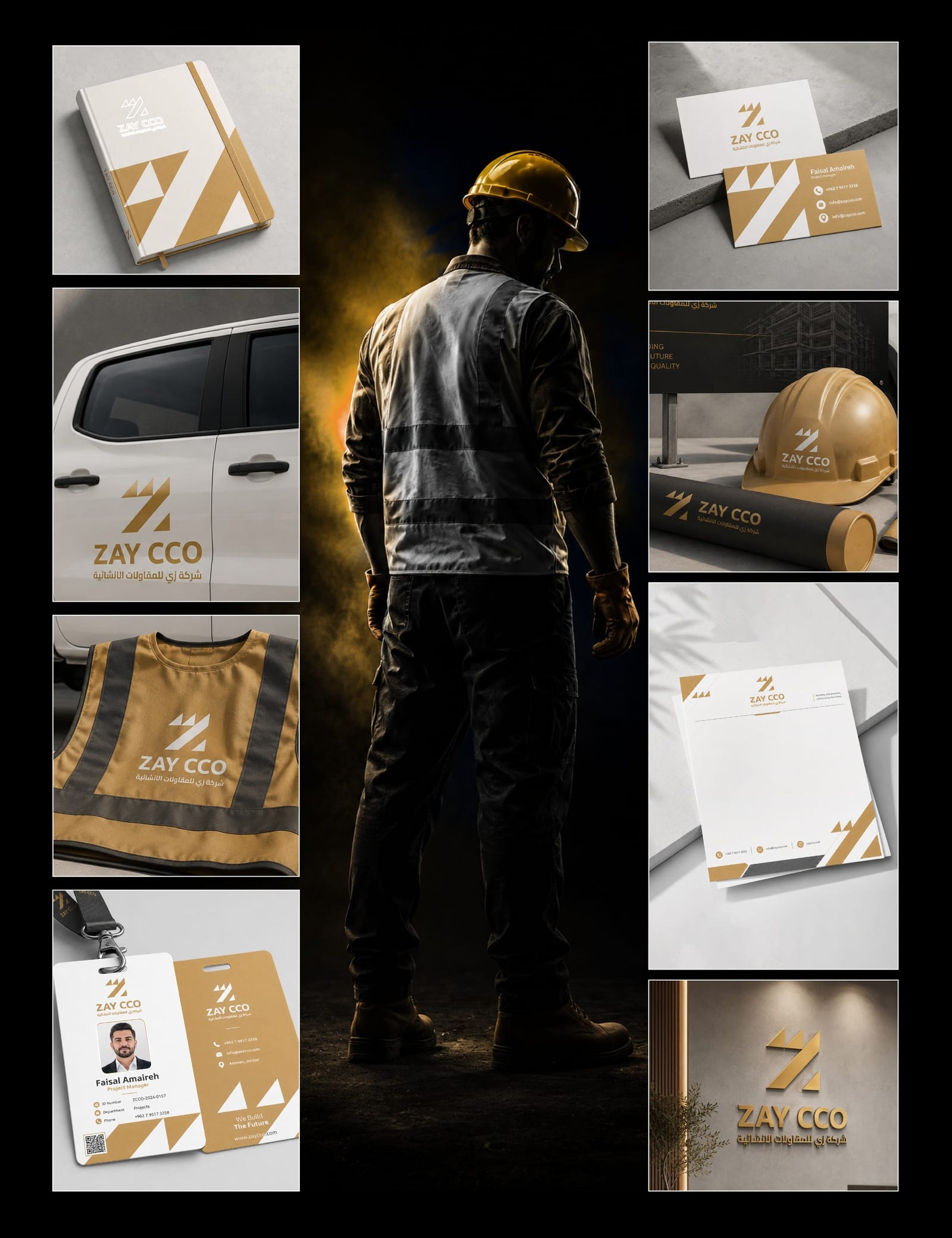 ZAY Construction Brand Identity